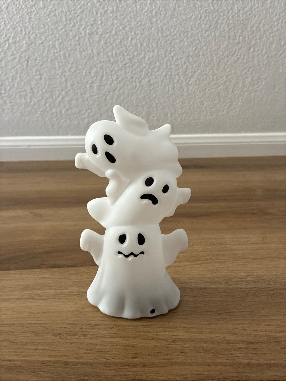 Stacked Ghost Halloween Decor Figure Spooky Cute Ghost Trio